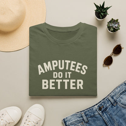 Amputees do it better