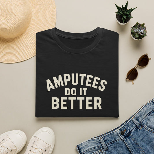 Amputees do it better