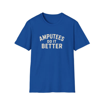 Amputees do it better