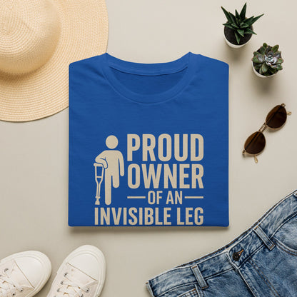Proud owner of an invisible leg