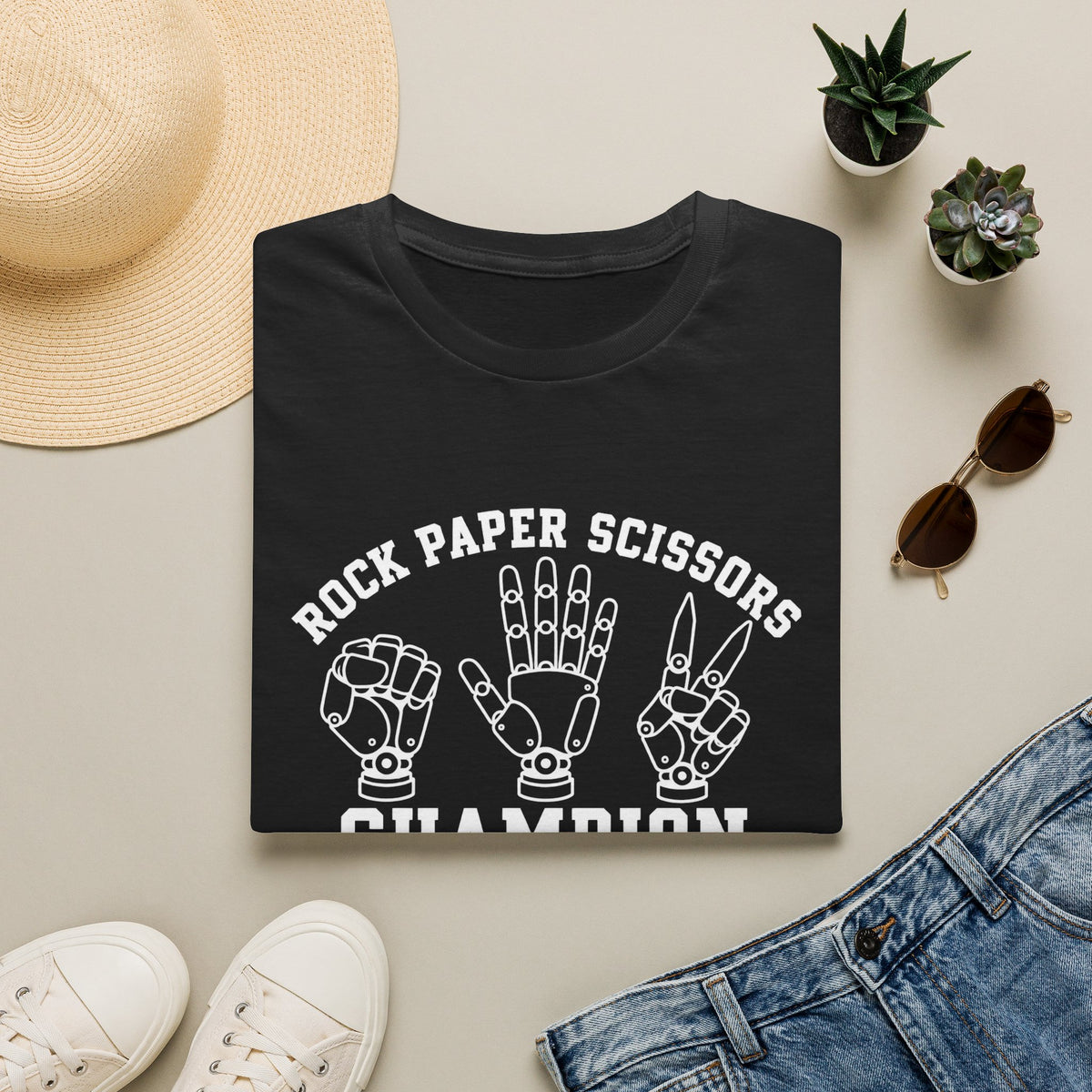 Rock paper scissors champiion