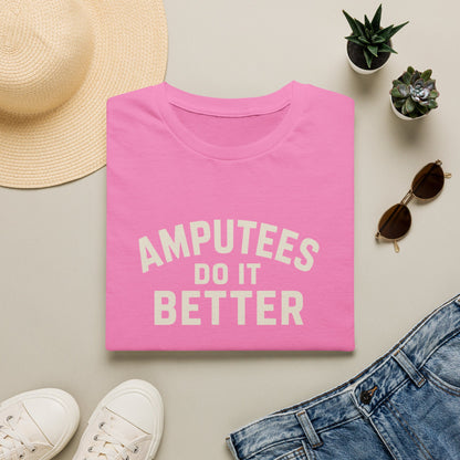 Amputees do it better