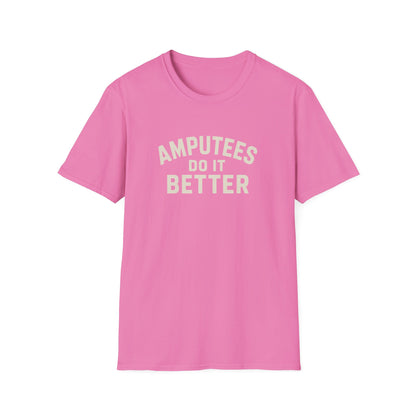 Amputees do it better