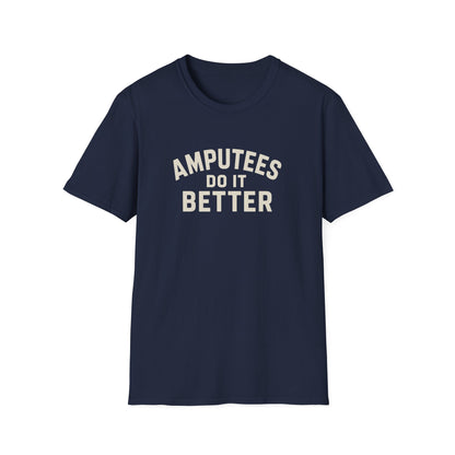 Amputees do it better