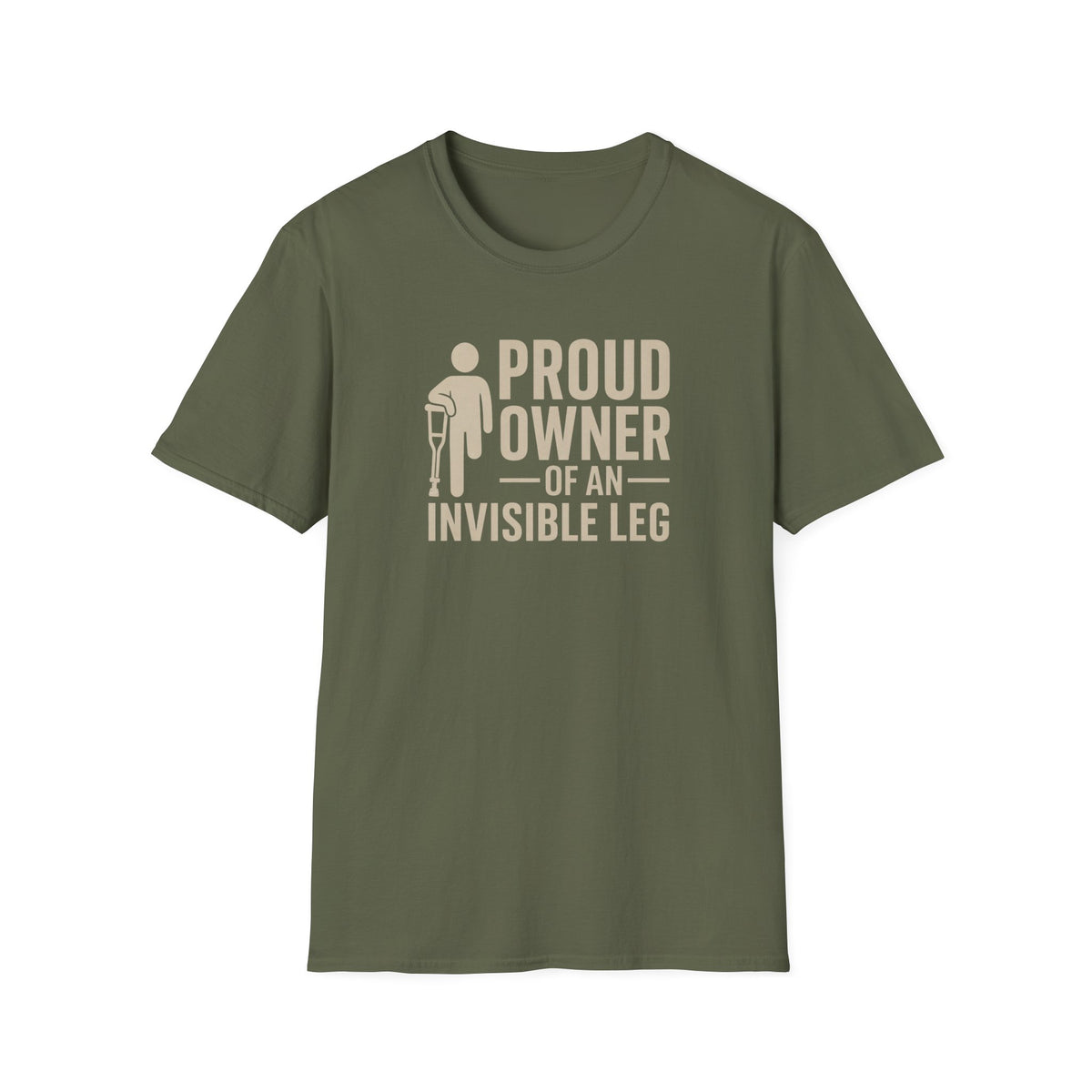 Proud owner of an invisible leg