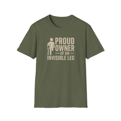 Proud owner of an invisible leg