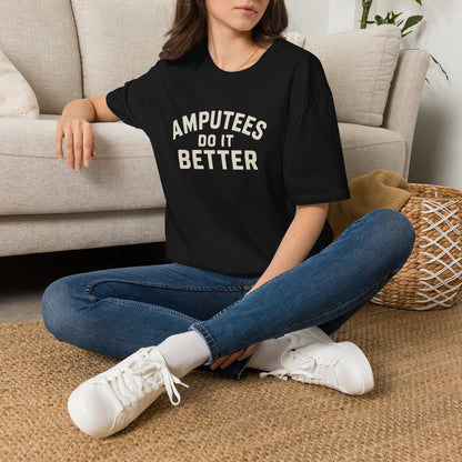 Amputees do it better